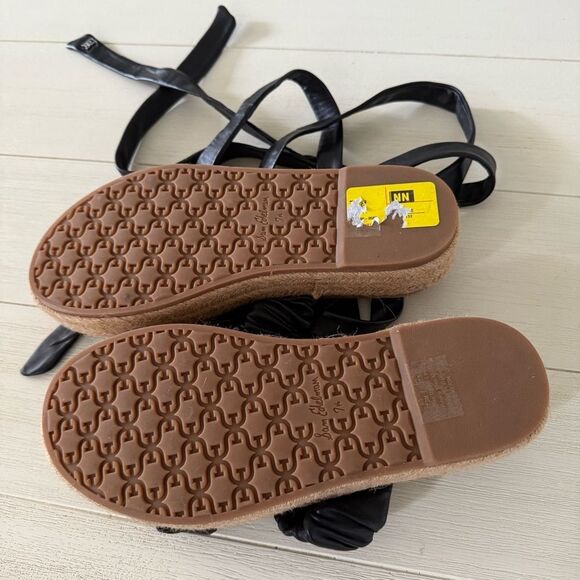 Sam Edelman Kevin Black Strappy Ankle Tie‎ Sandals 7.5 NWOB - Picture 7 of 8
